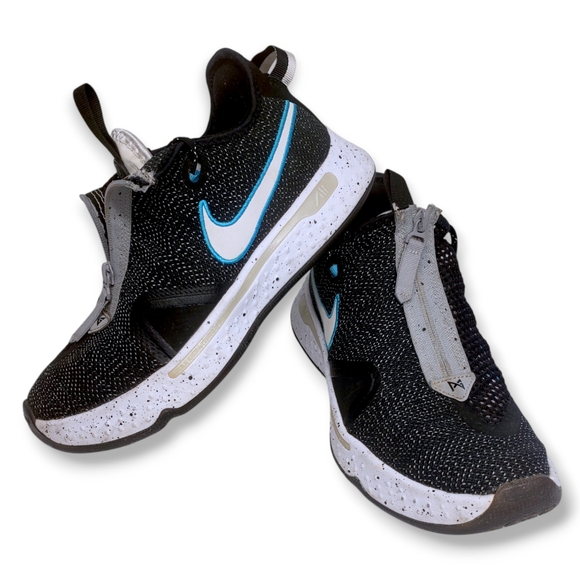Nike Air Pg Mens Nike PG4 Heather Black Blue Paul George CD5079